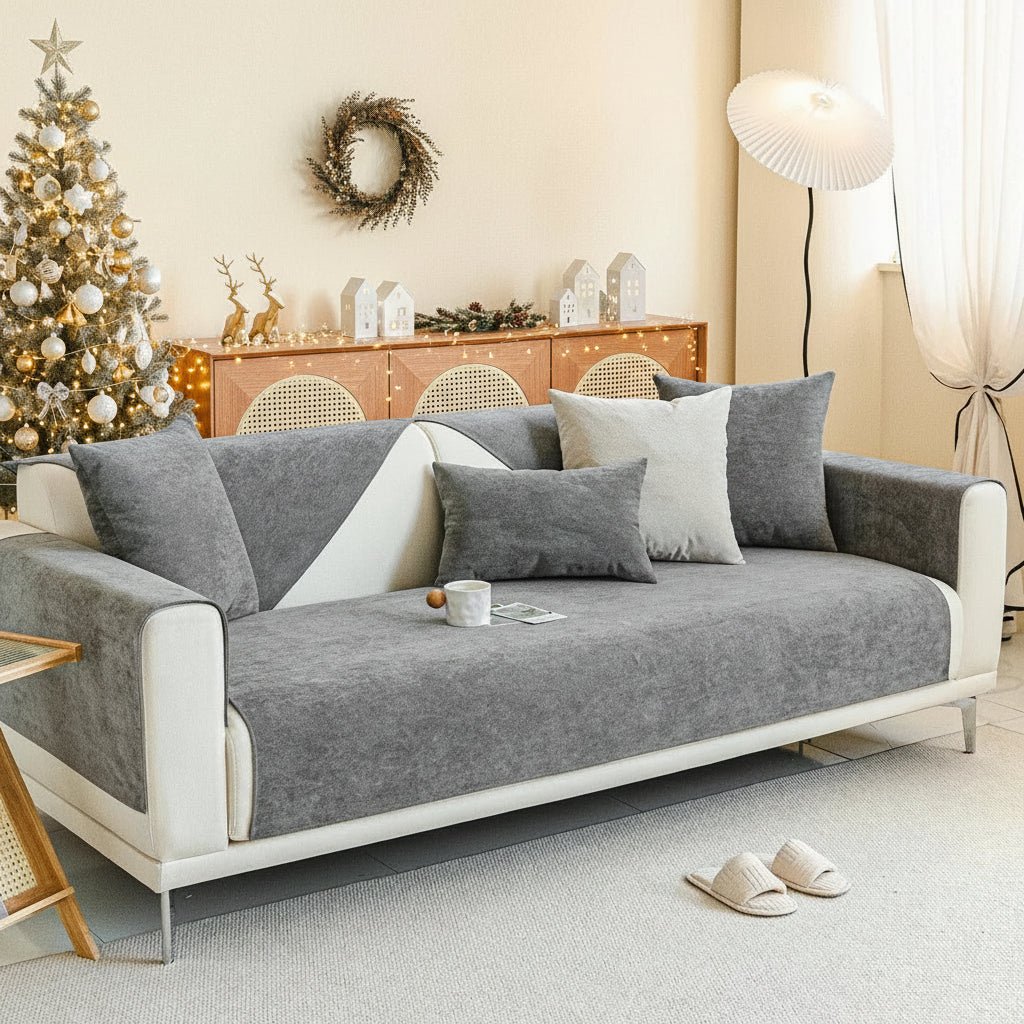 Sofa Protector Scratch-Resistant Machine Washable Recyclable Fabric
