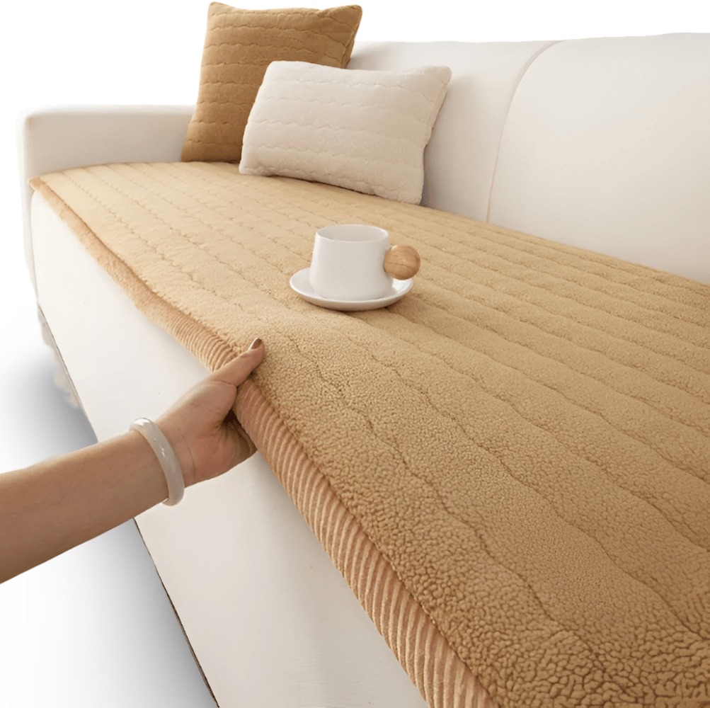 Sofa Slipcover Non-Slip Backing Soft Polyester Machine Washable