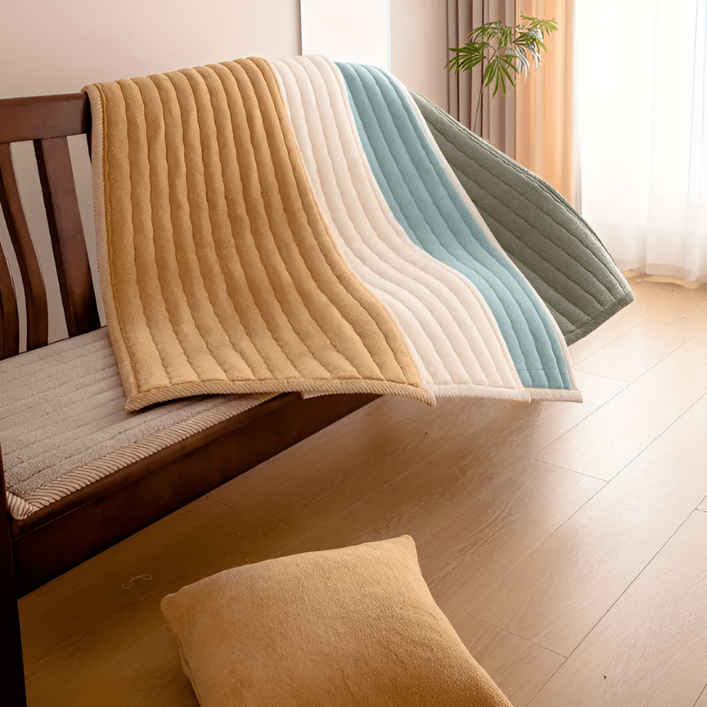 Sofa Slipcover Non-Slip Backing Soft Polyester Machine Washable