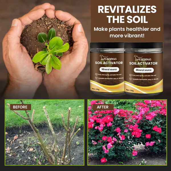Soil Activator Powder Loosens Compacted Soil Boosts Nutrient Uptake