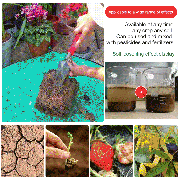 Soil Activator Powder Loosens Compacted Soil Boosts Nutrient Uptake
