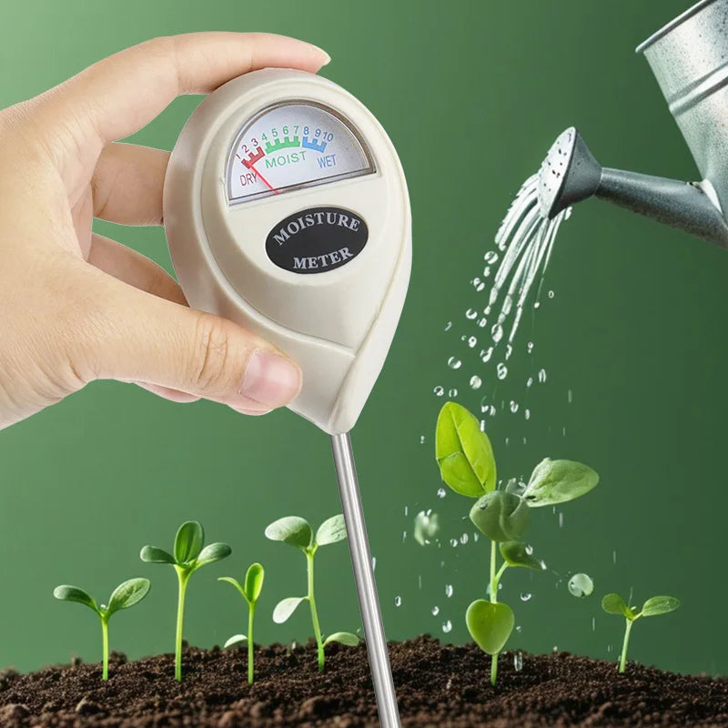 Soil Moisture Meter Analog Battery-Free 5.9 Inch Metal Probe