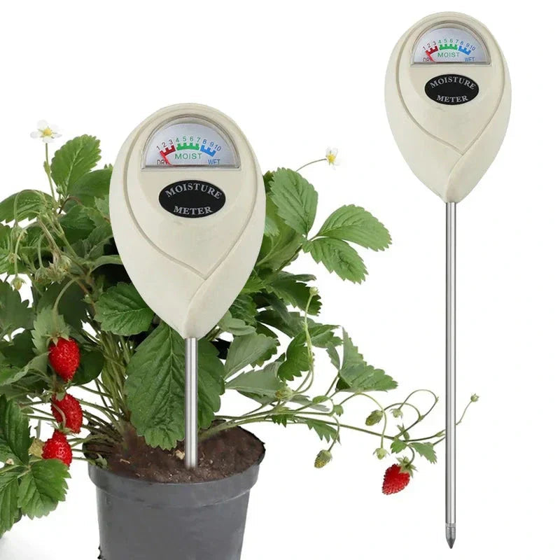 Soil Moisture Meter Metal Probe Analog Color Scale