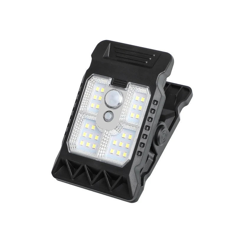 Solar Clip Light Motion Sensor & USB-C Fast Charge