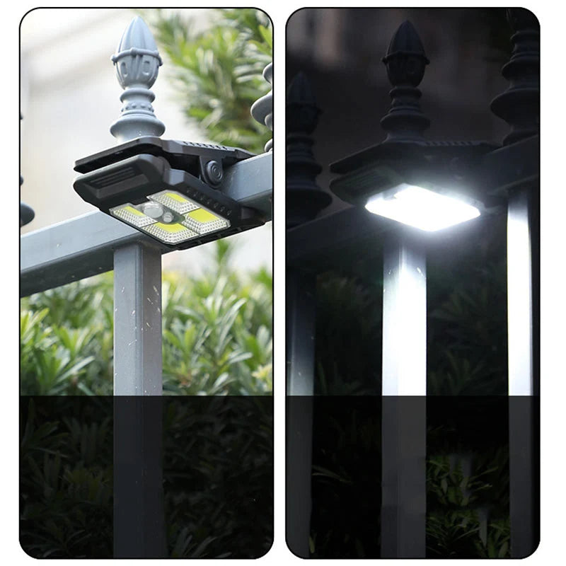 Solar Clip Light Motion Sensor & USB-C Fast Charge