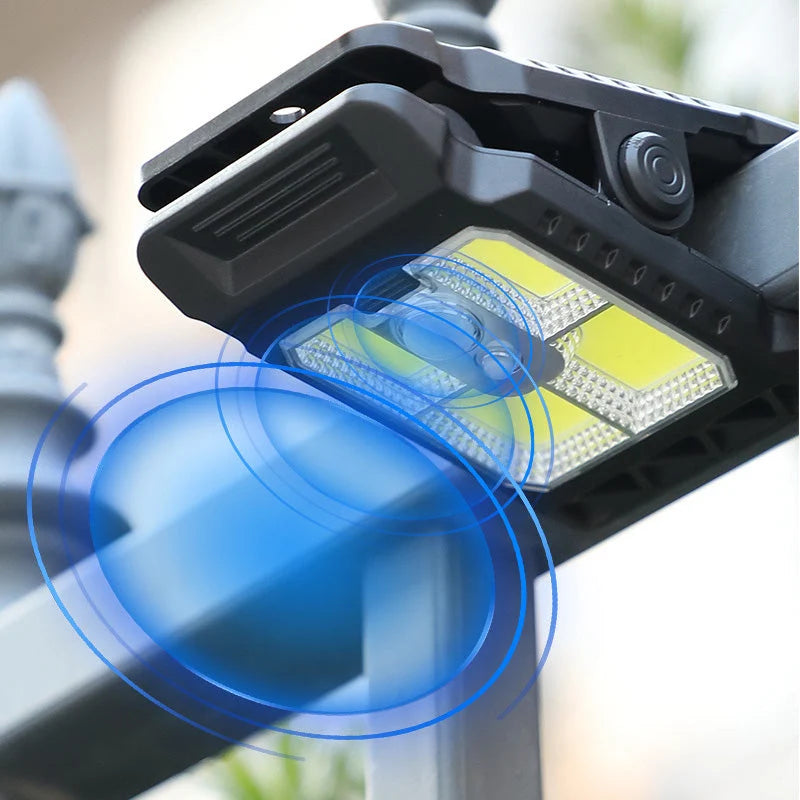 Solar Clip Light Motion Sensor & USB-C Fast Charge