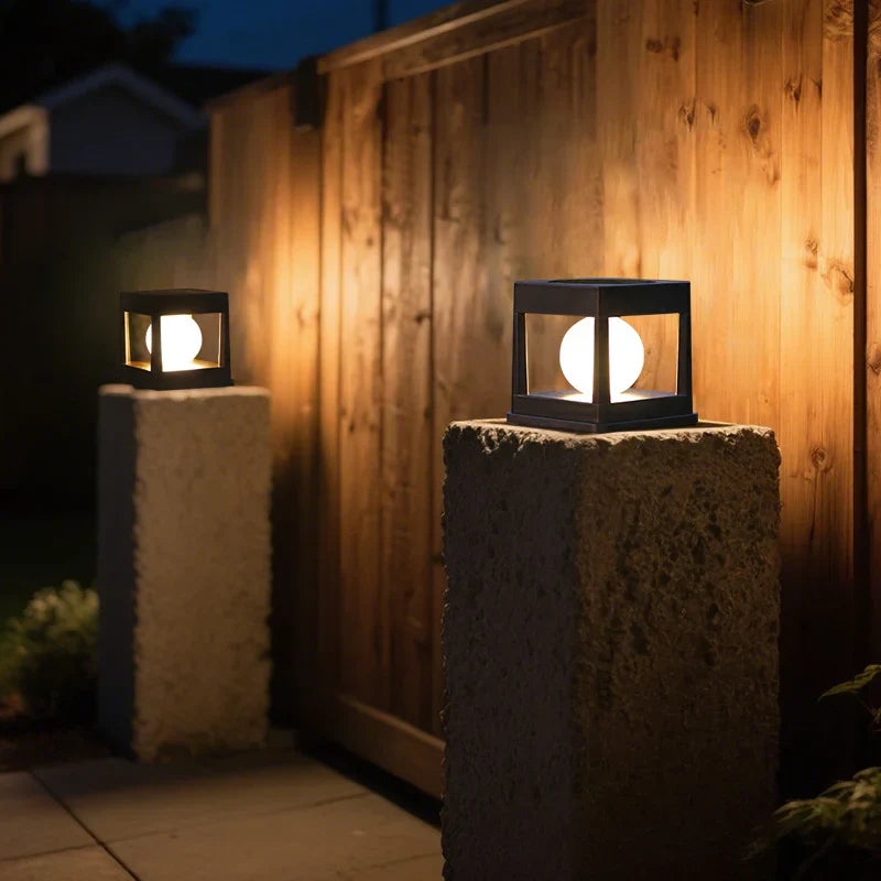 Solar Garden Lantern Automatic Sensor Warm & Cool White