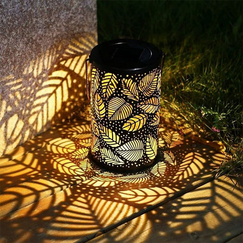 Solar Garden Lantern Sunflower & Butterfly Weatherproof