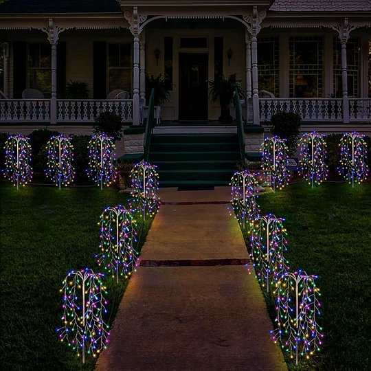 Solar Garden Light Fireworks Effect Weatherproof