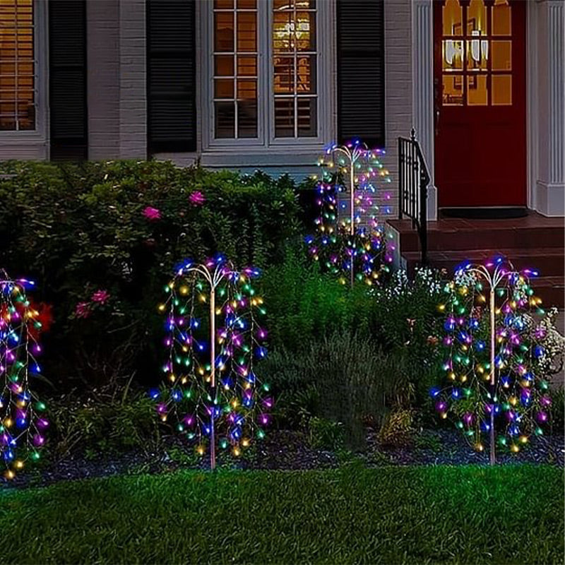 Solar Garden Light Fireworks Effect Weatherproof