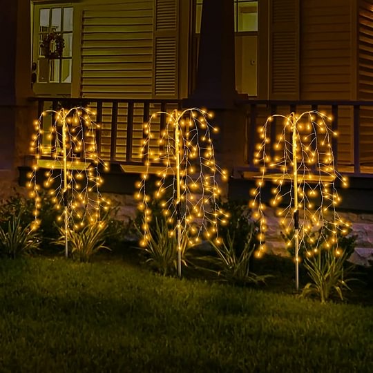 Solar Garden Light Fireworks Effect Weatherproof