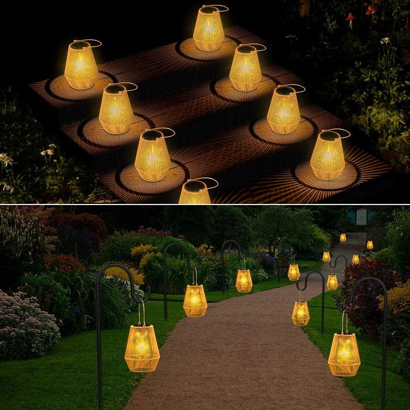 Solar Garden Light Handwoven LED & Waterproof