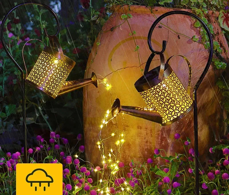 Solar Garden Light Peacock Design Reinforced Iron Dusk Sensor