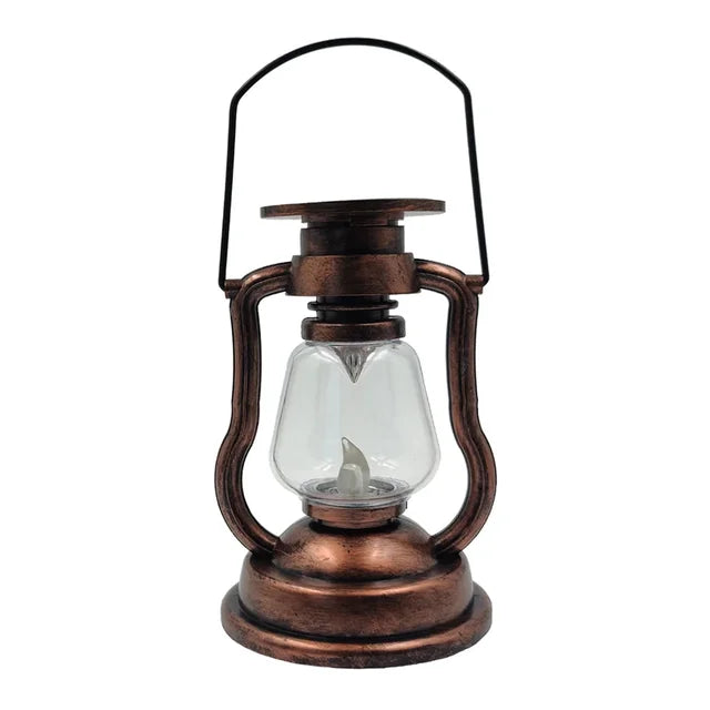Solar Lantern Flickering LED Dusk To Dawn Splash Proof