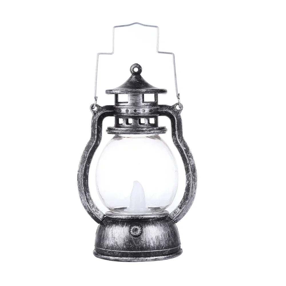 Solar Lantern Flickering LED Dusk To Dawn Splash Proof