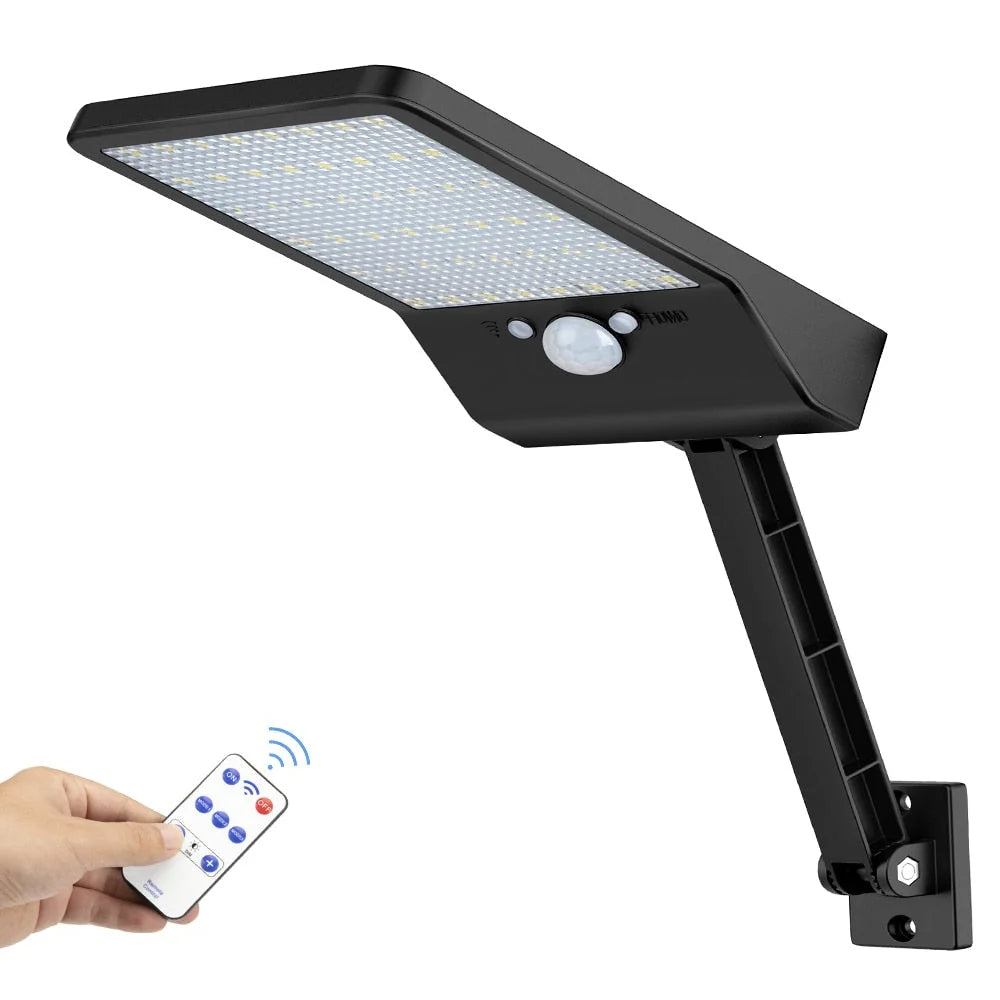 Solar Outdoor Light Motion Sensor & Remote 800 Lumens