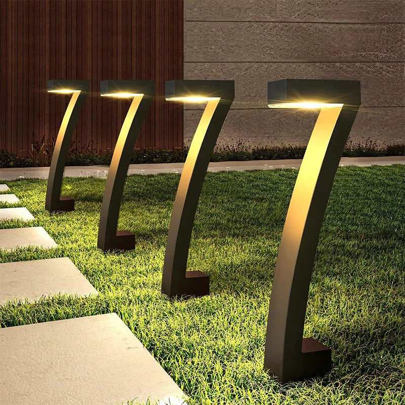 Solar Pathway Light Seven-Shaped Weatherproof 12-Hour