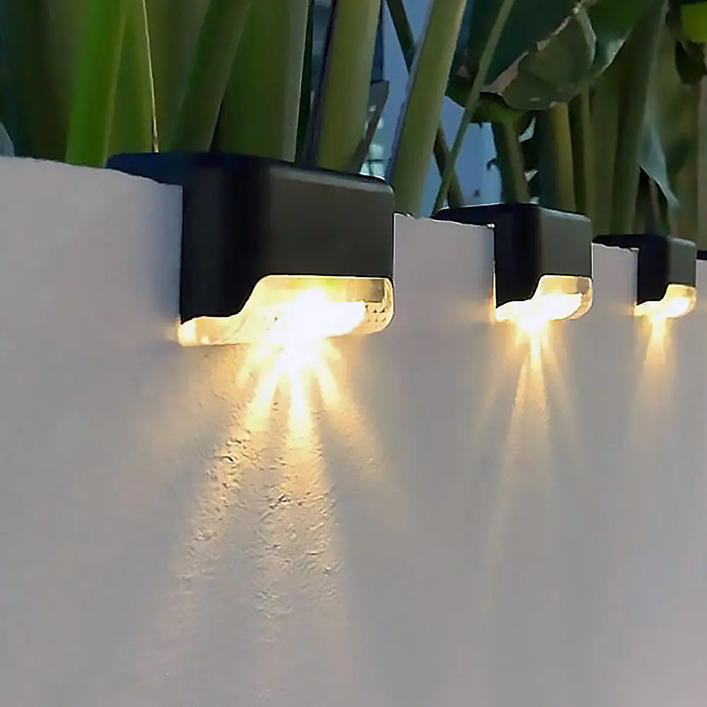 Solar Patio Lights Automatic Dusk-to-Dawn & Motion Sensor 4-Pack