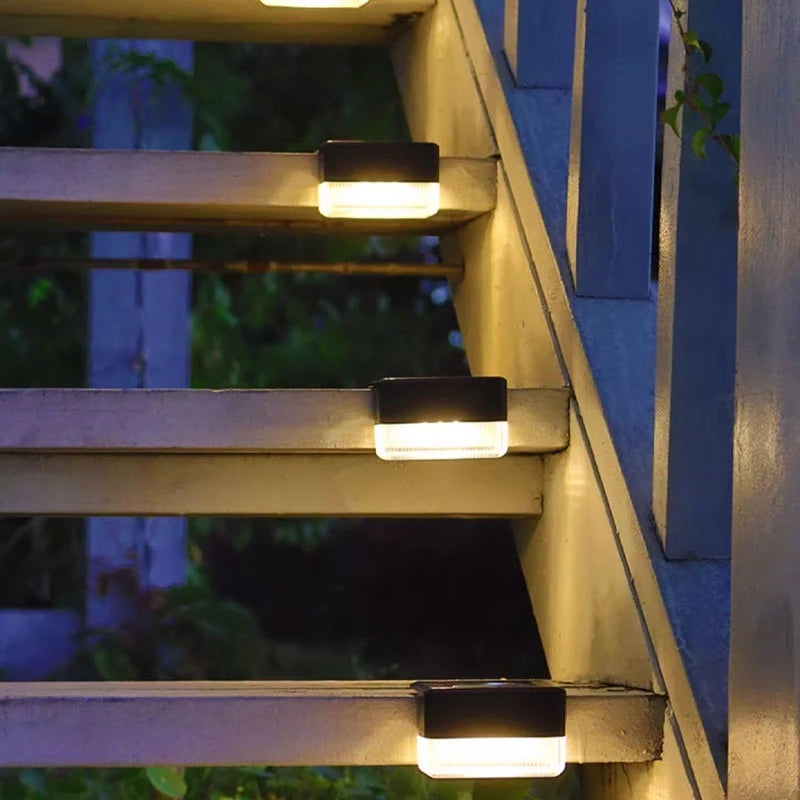 Solar Patio Lights Automatic Dusk-to-Dawn & Motion Sensor 4-Pack
