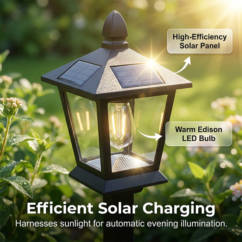 Solar Planter Light Warm White Automatic Weatherproof