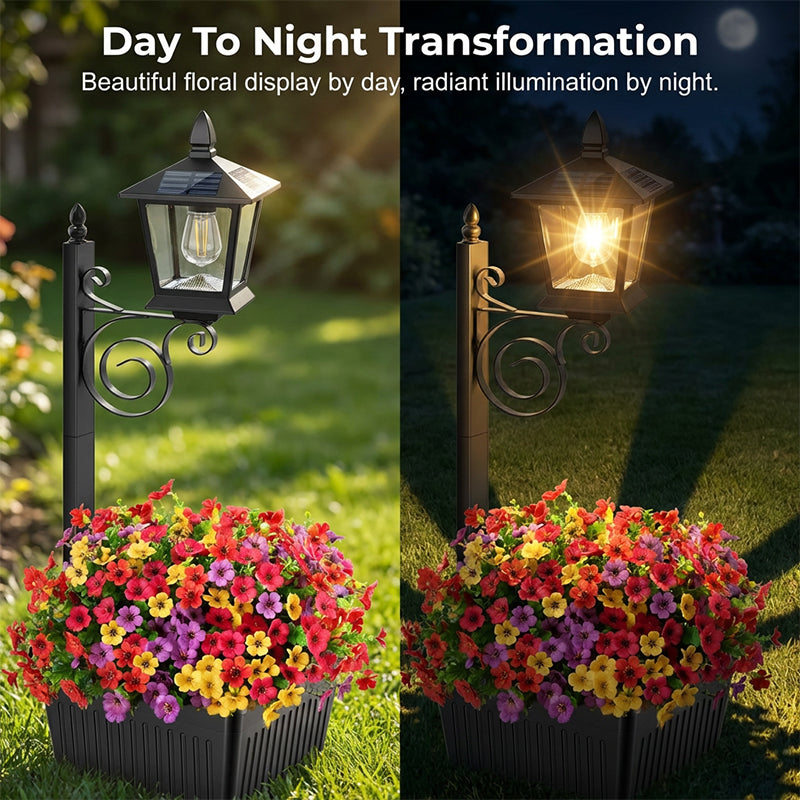 Solar Planter Light Warm White Automatic Weatherproof