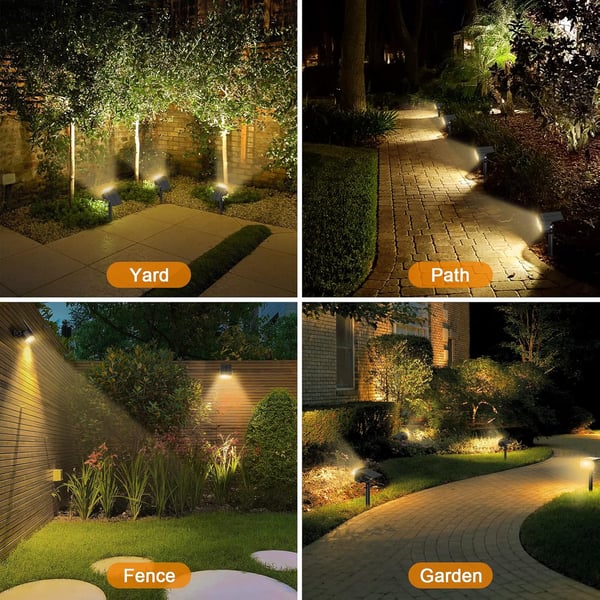 Solar Spotlight Adjustable Panel & Swivel Head