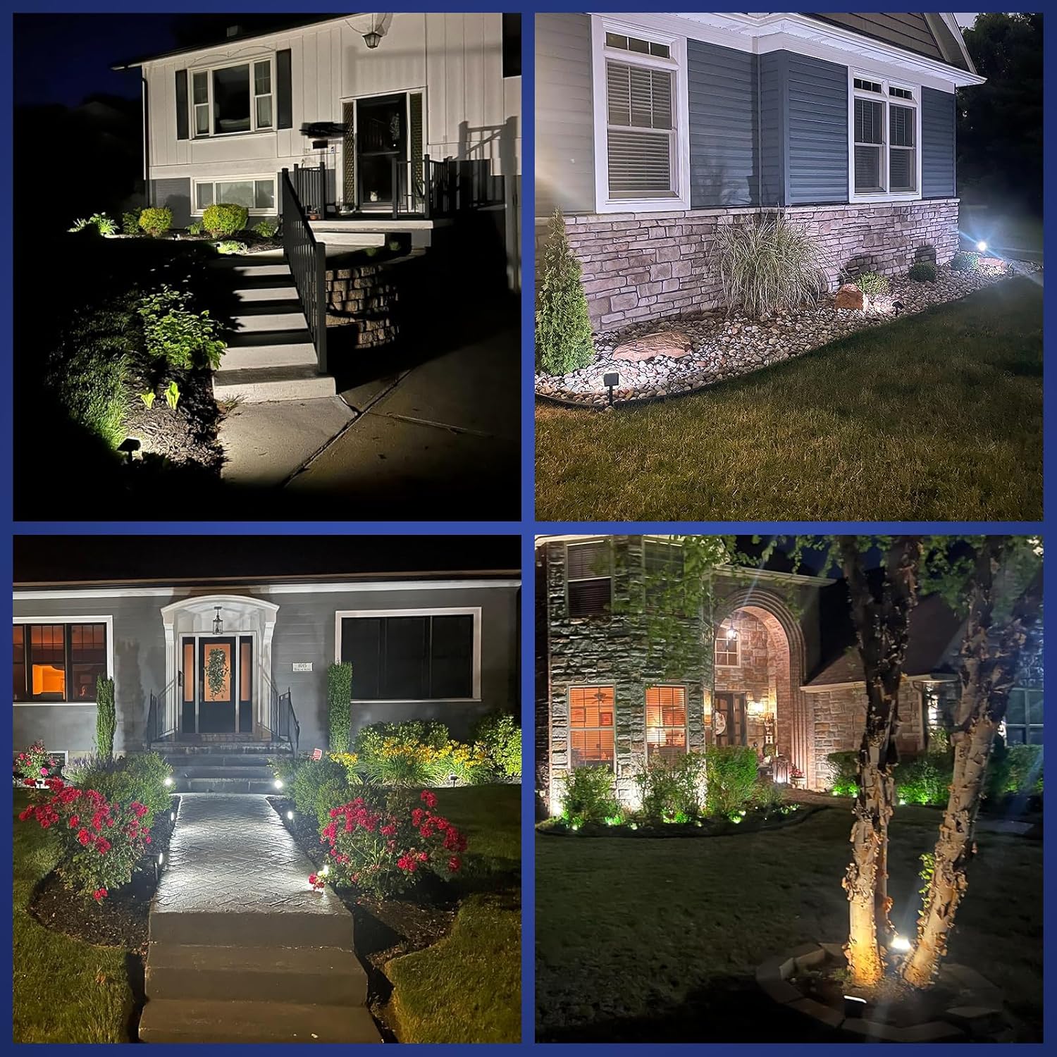 Solar Spotlight Adjustable Panel & Swivel Head