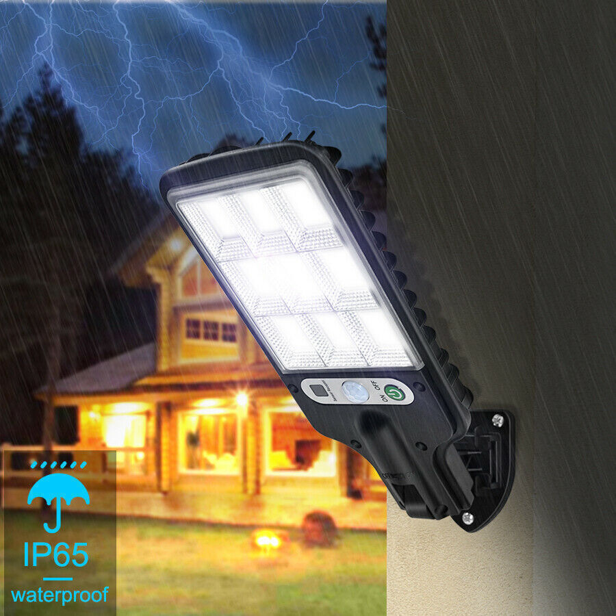 Solar Street Light LED Motion Sensor Remote Control