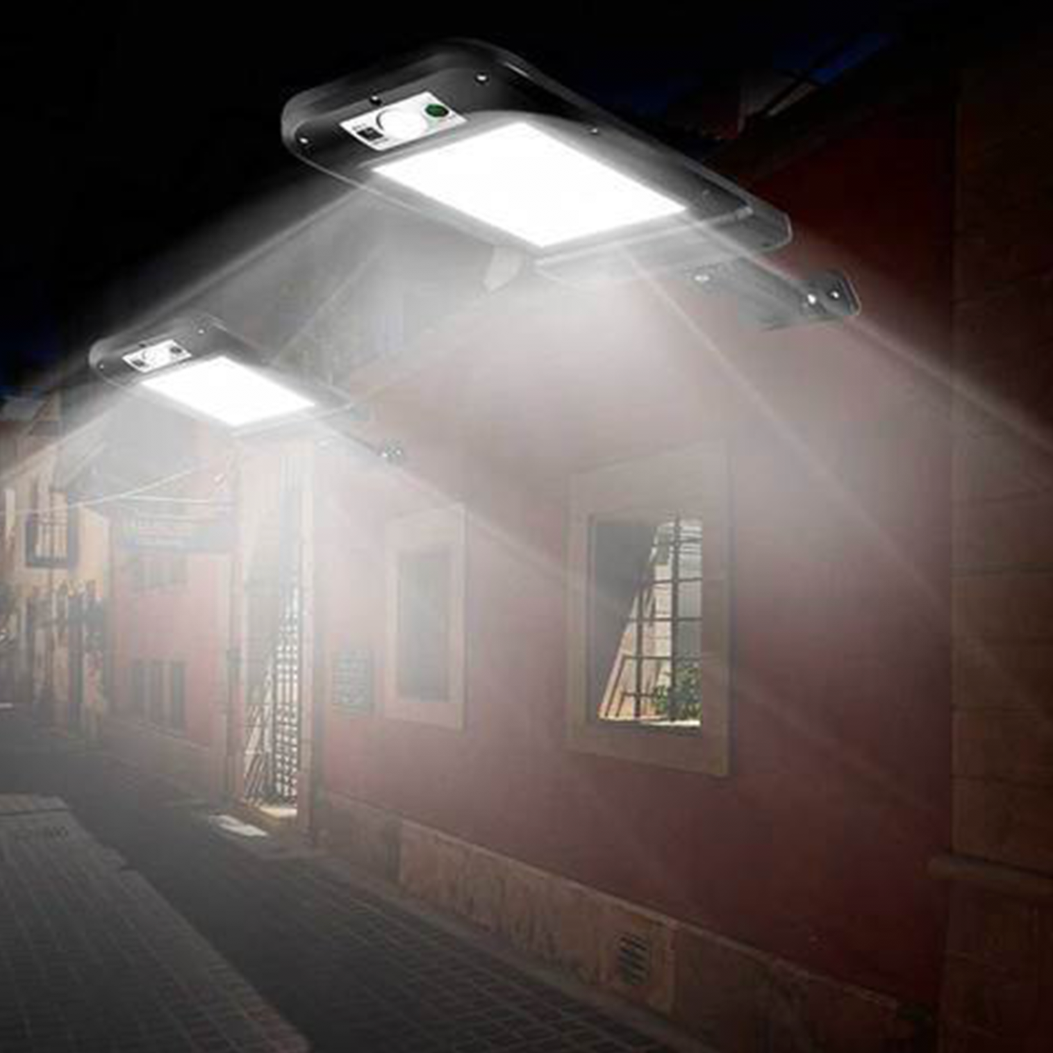 Solar Street Light LED Motion Sensor Remote Control