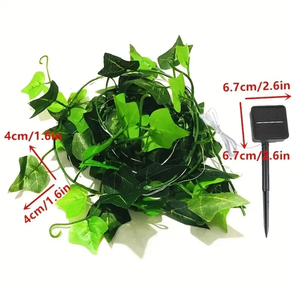 Solar String Lights Floral Motifs Warm White 10-Hour Runtime