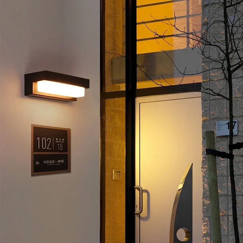 Solar Wall Light LED 3 Color Modes Weatherproof
