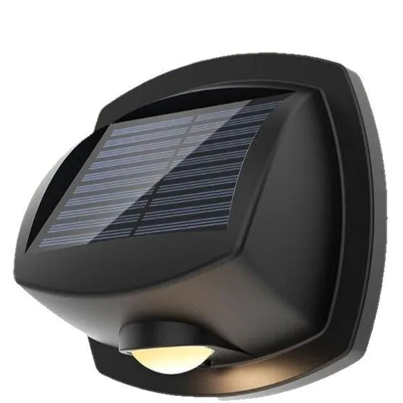 Solar Wall Light Wide Beam Convex Lens Built-In Battery