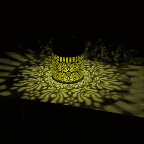 Solar Wall Lights Peony Shadow Weatherproof Set of 2