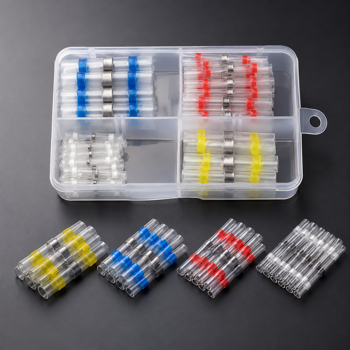 Solder Connectors Waterproof Heat-Shrink Corrosion-Resistant Copper Core