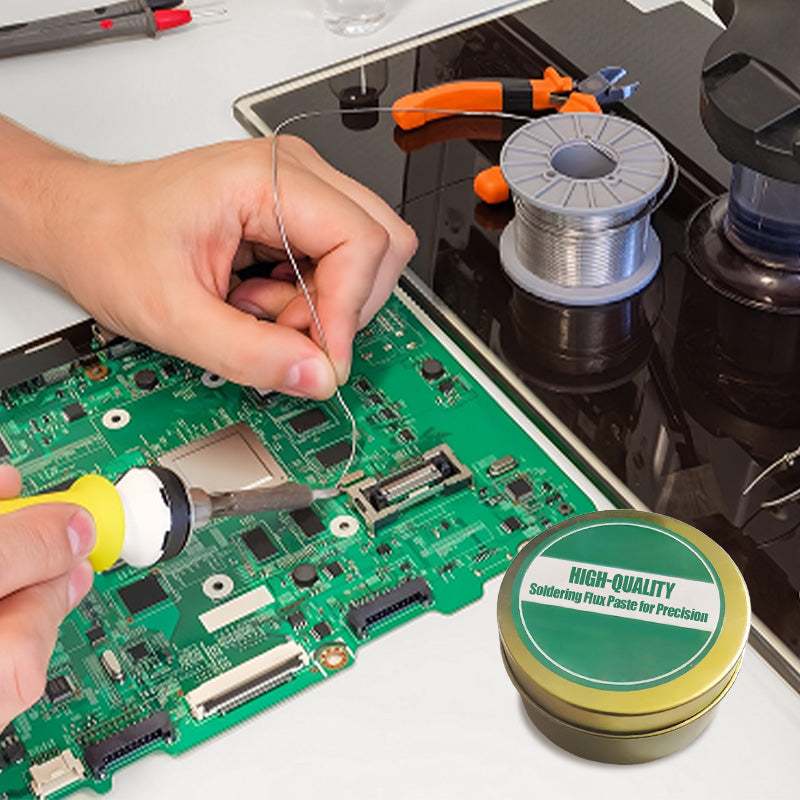 Soldering Flux Paste Residue-Free & Non-Corrosive Precision Dosing
