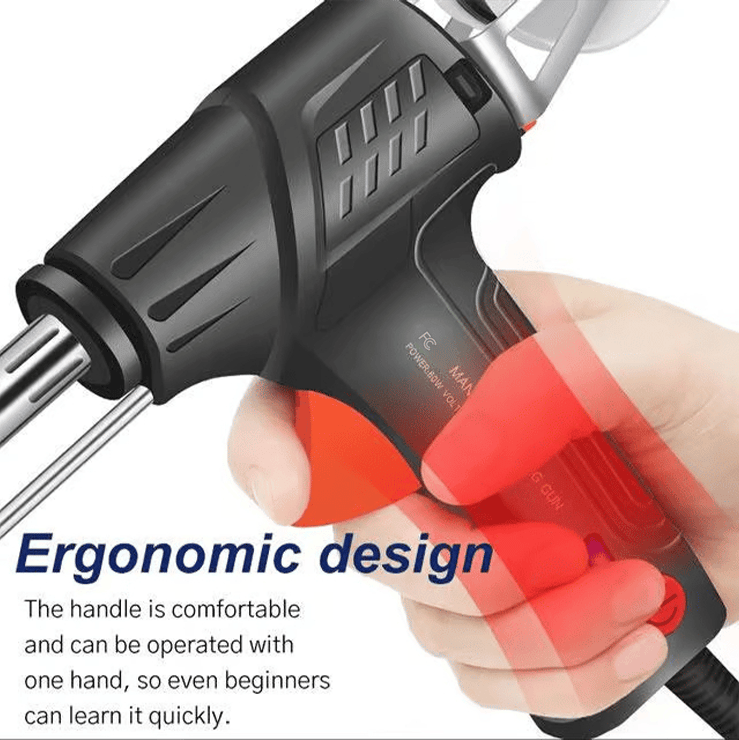 Soldering Gun Rapid Heating Ergonomic Grip Overheat Protection