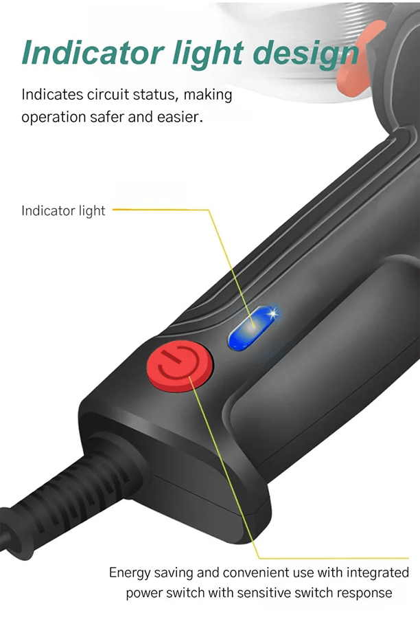Soldering Gun Rapid Heating Ergonomic Grip Overheat Protection