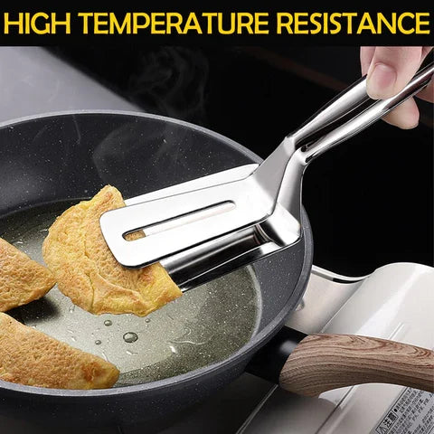 Spatula 2-in-1 Tongs & Turner Stainless Steel