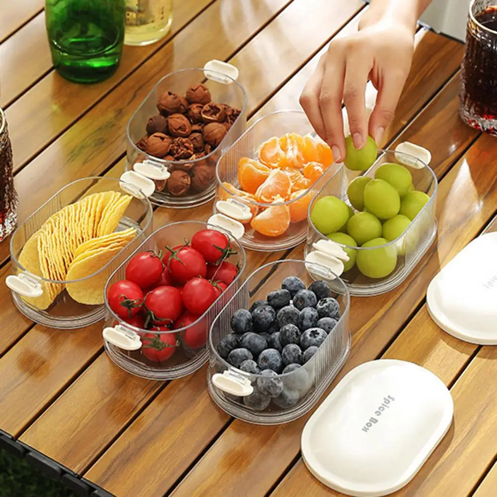Spice Organizer Stackable Airtight Clear