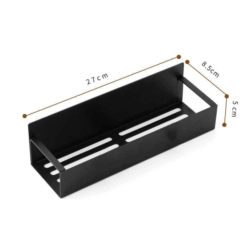 Spice Rack Magnetic No-Drill Carbon Steel With Hooks