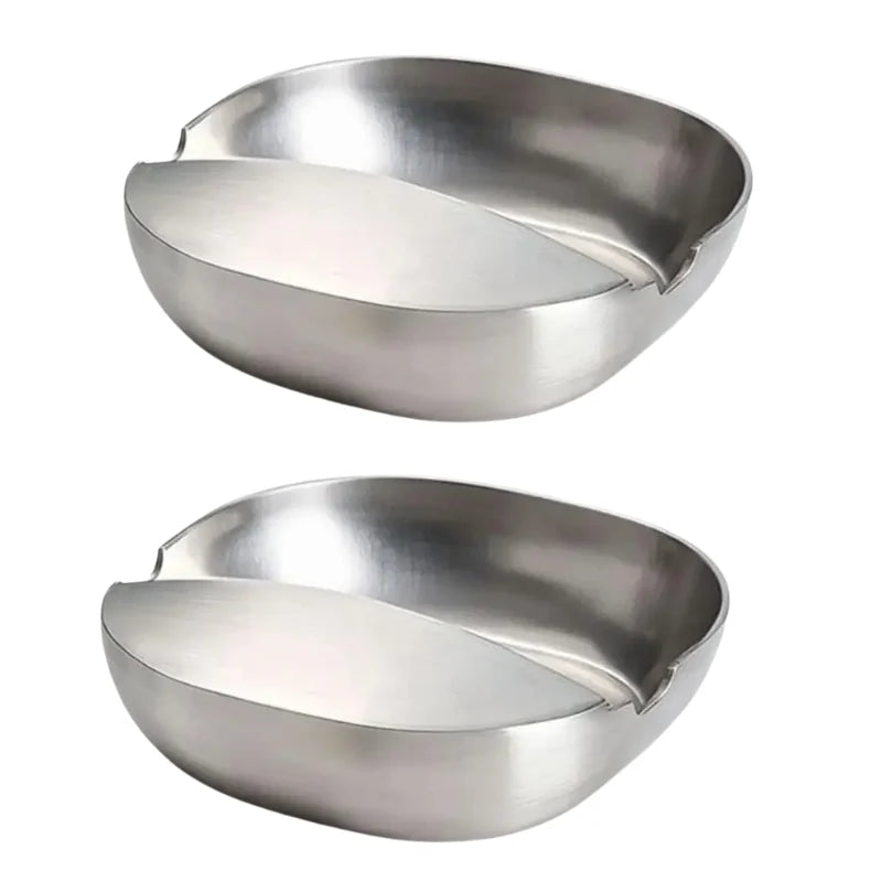 Spoon & Ladle Holder Free-Standing Stainless Steel Drip Tray