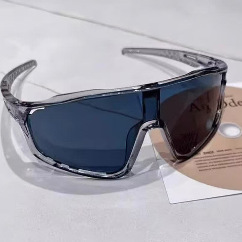 Sports Sunglasses Photochromic Lenses Rimless Panoramic View