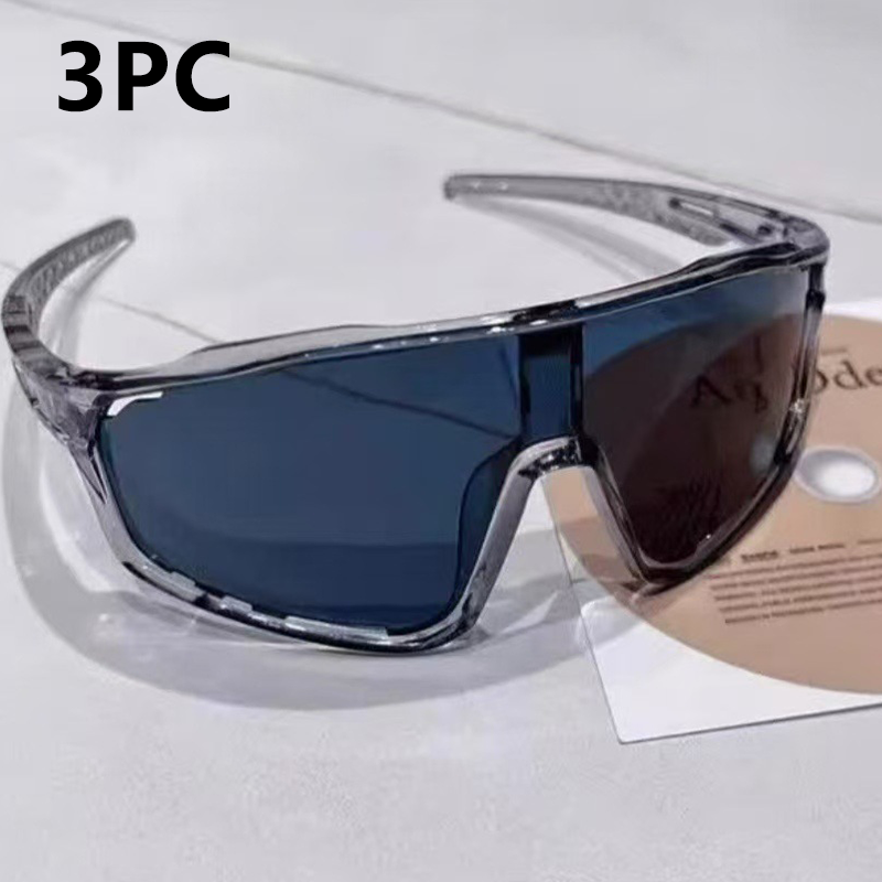 Sports Sunglasses Photochromic Lenses Rimless Panoramic View