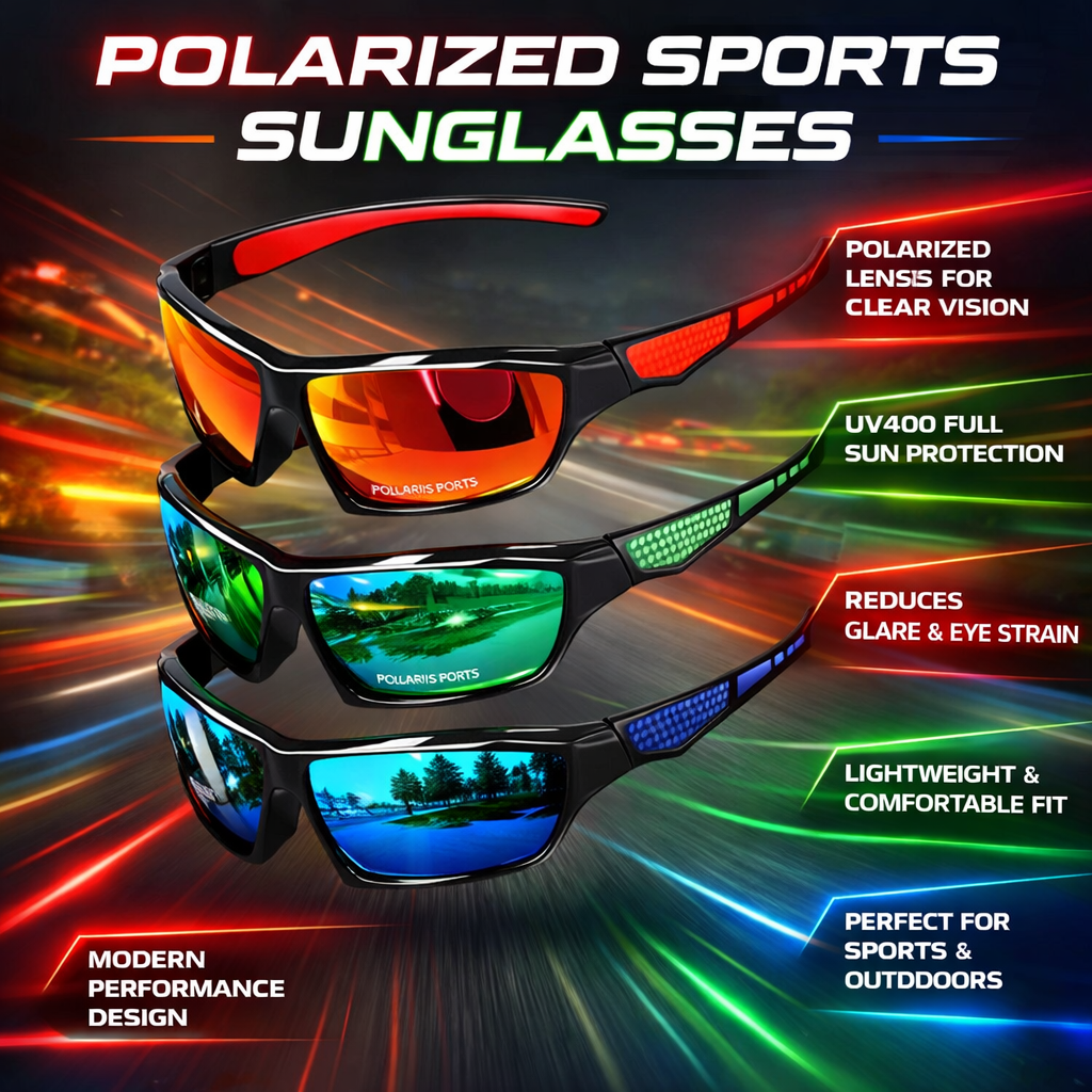 Sports Sunglasses Polarized UV400 Lightweight