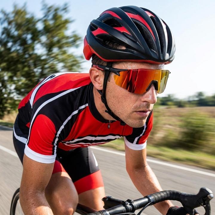 Sports Sunglasses Polarized UV400 Wrap-Around Shield