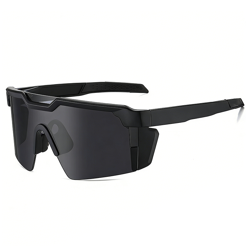 Sports Sunglasses UV400 Mirrored Windproof Side Shields