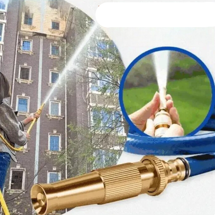 Spray Nozzle Adjustable High-Pressure Brass & Stainless Steel