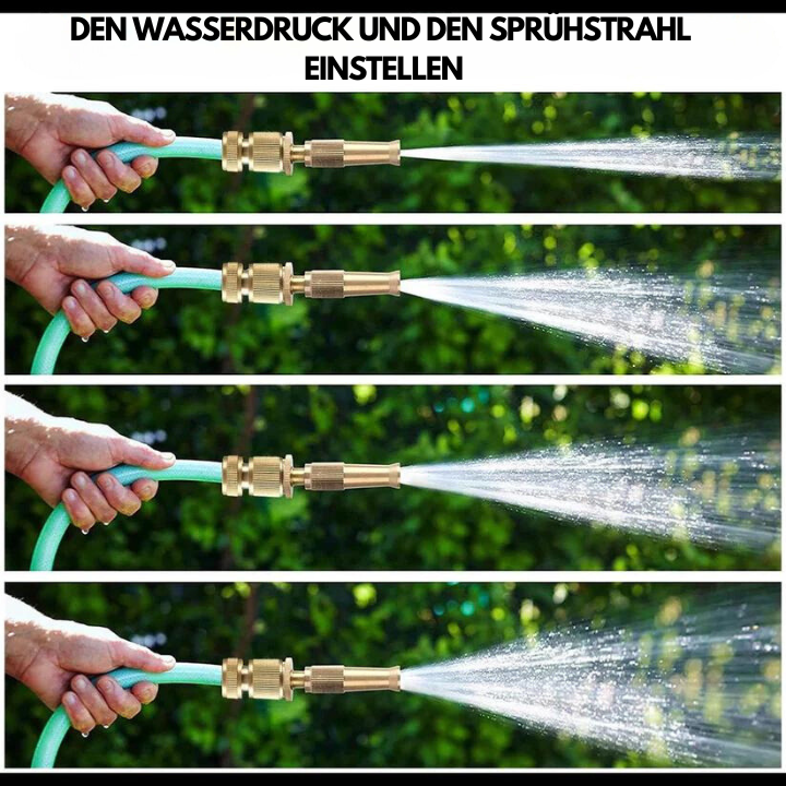 Spray Nozzle Adjustable High-Pressure Brass & Stainless Steel