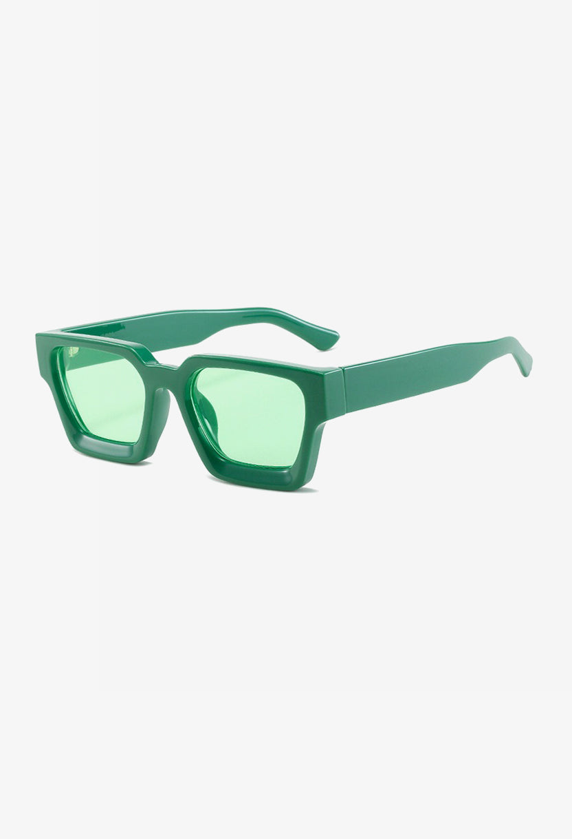 Square Sunglasses UV400 & Anti-Reflective Plastic Frame
