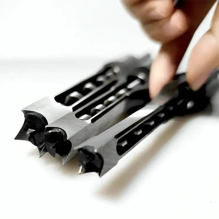 Square Tenon Drill Bit Set CNC-Milled Carbon Steel